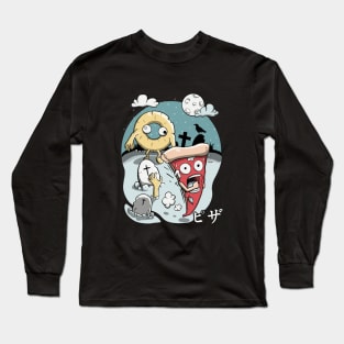 Spooky night pizza Long Sleeve T-Shirt